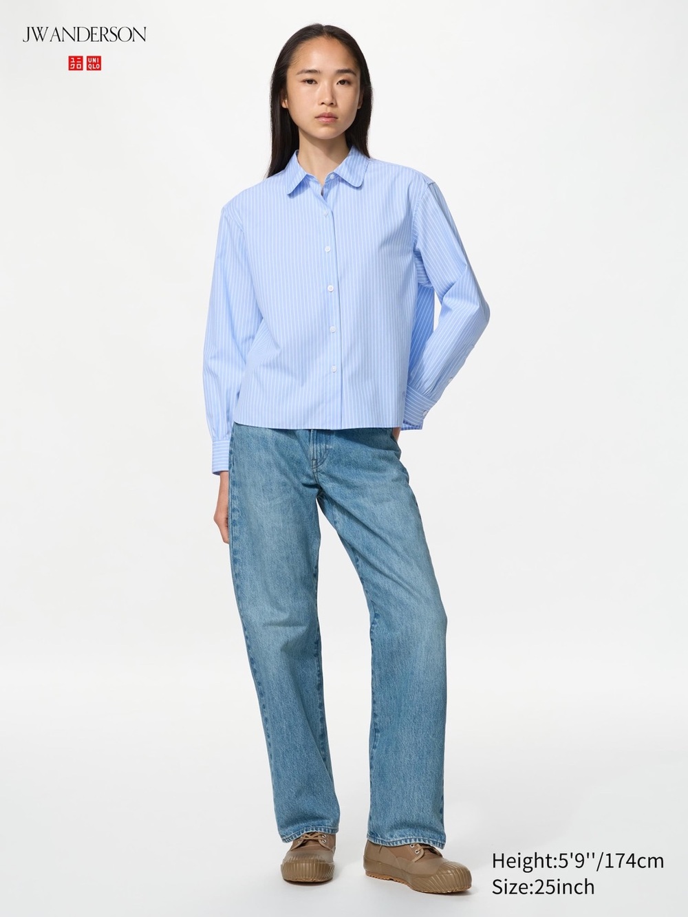 Uniqlo x JW Anderson Straight Jeans in 65 Blue
